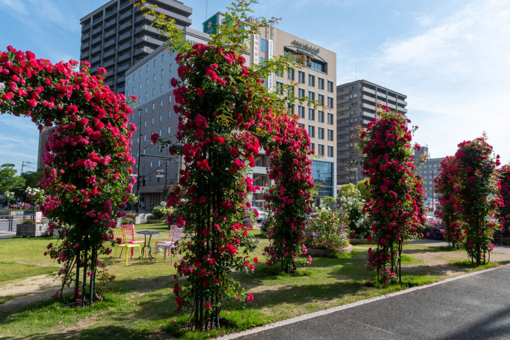 福山城公園（福山駅北口スクエア）